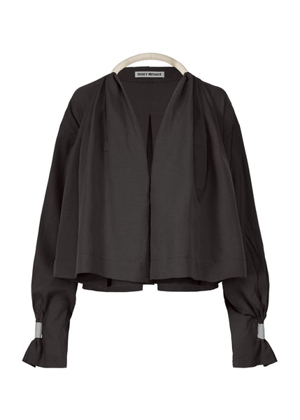 ISSEY MIYAKE rayon drape cardigan 三宅一生 route-cardigan-in-black-women-