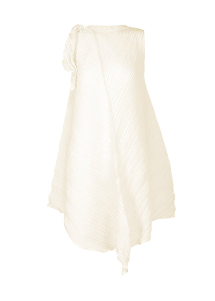 【美品】ISSEY MIYAKE ホワイトニット　サイズＭーＬ ISSEY MIYAKE - ISSEY MIYAKE イッセイミヤケ ニット・セーター