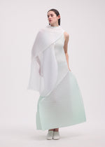 SILK WOOL PLEATS STOLE