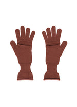 BREEZE KNIT GLOVES - DARK BROWN （no.45）