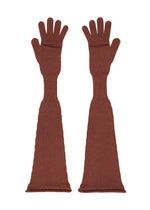 BREEZE KNIT GLOVES - DARK BROWN （no.45）