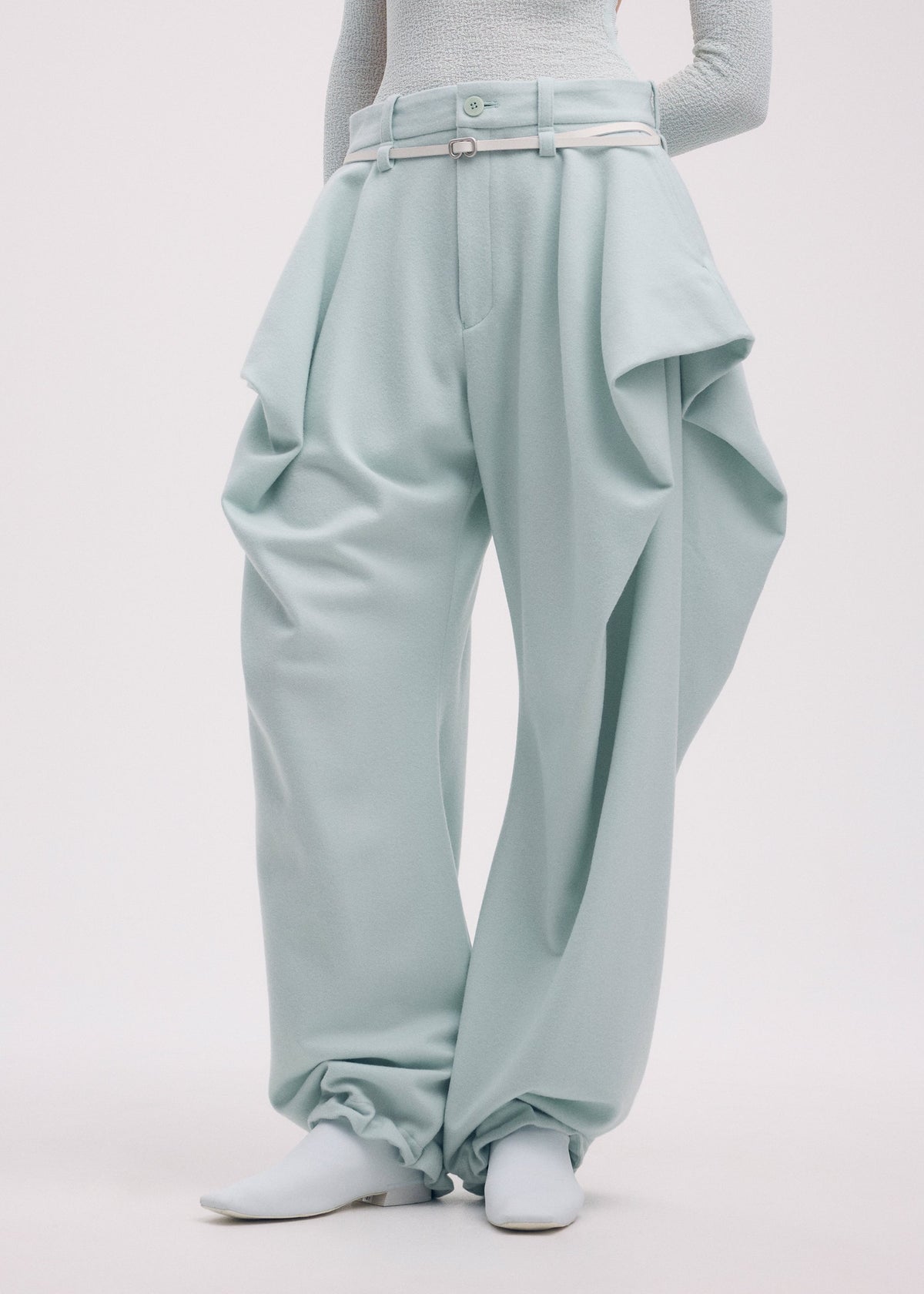 WOOL TWEED PANTS view 9 of 10