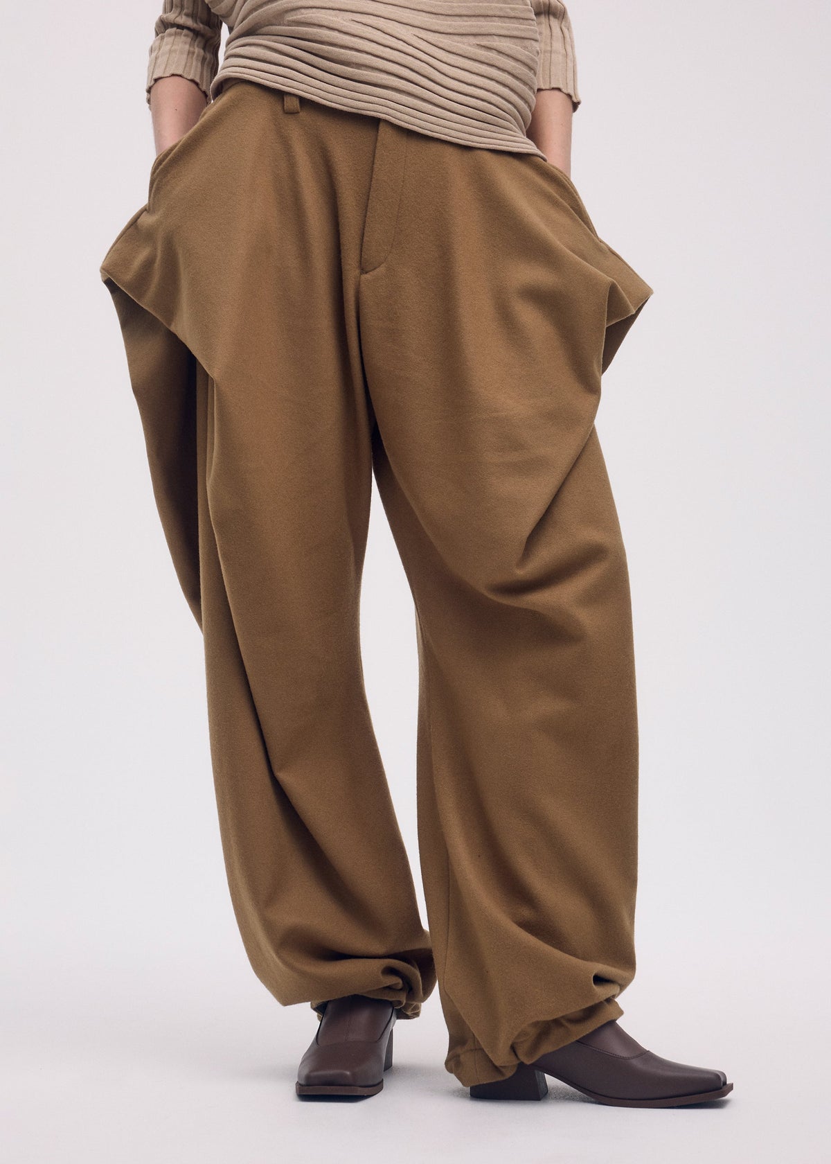 WOOL TWEED PANTS view 10 of 10