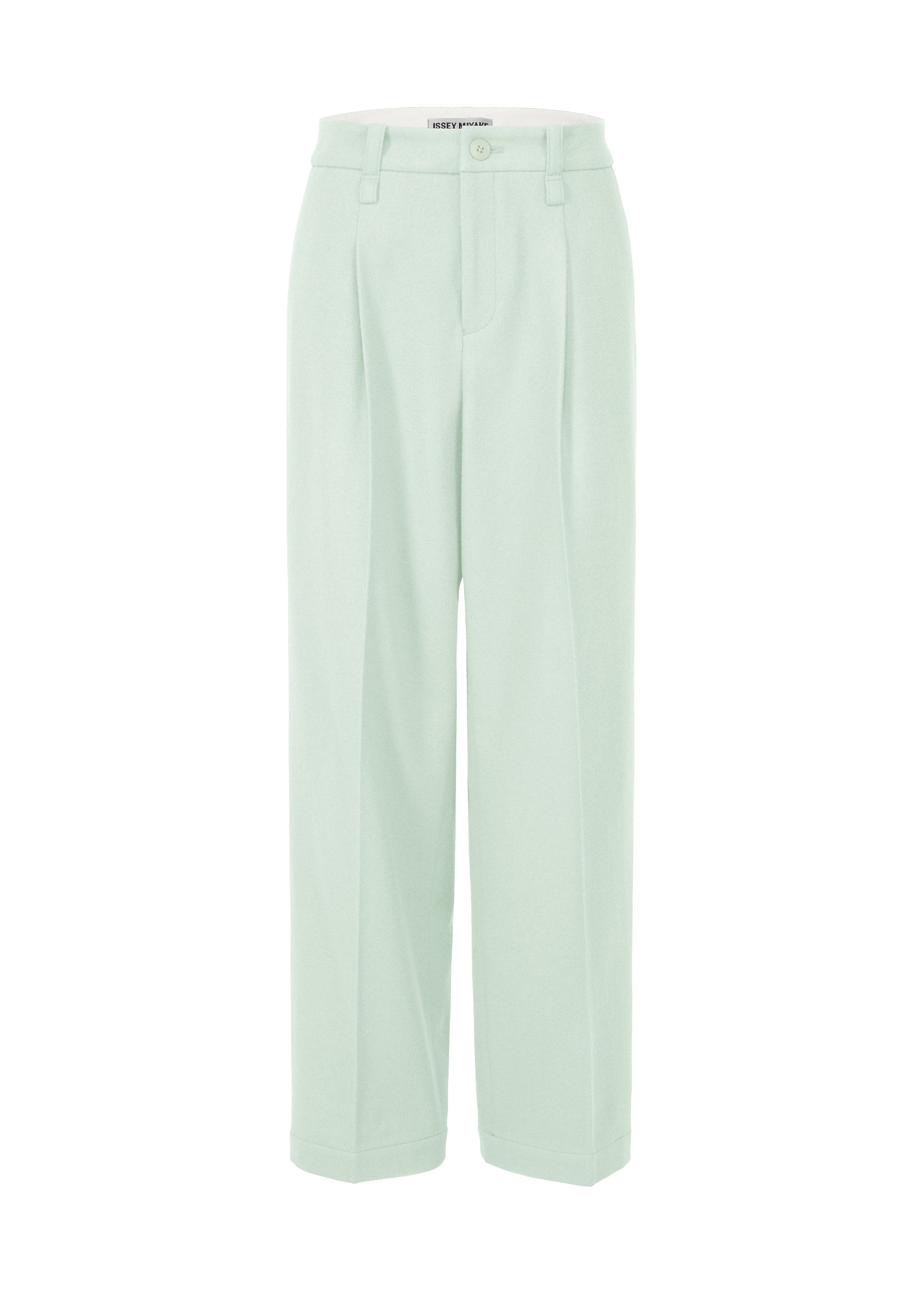 Zoomed view WOOL TWEED PANTS - PALE BLUE （no.70）