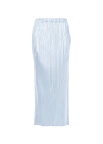 GLOSSED METAL PLEATS - PALE BLUE （no.70）