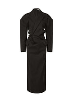 LIKE TORSO LIKE BLAZER, Women's Dress, Black - BLACK （no.15）