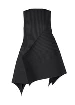 FOLD PLEATS, Women's Dress, Black - BLACK （no.15）