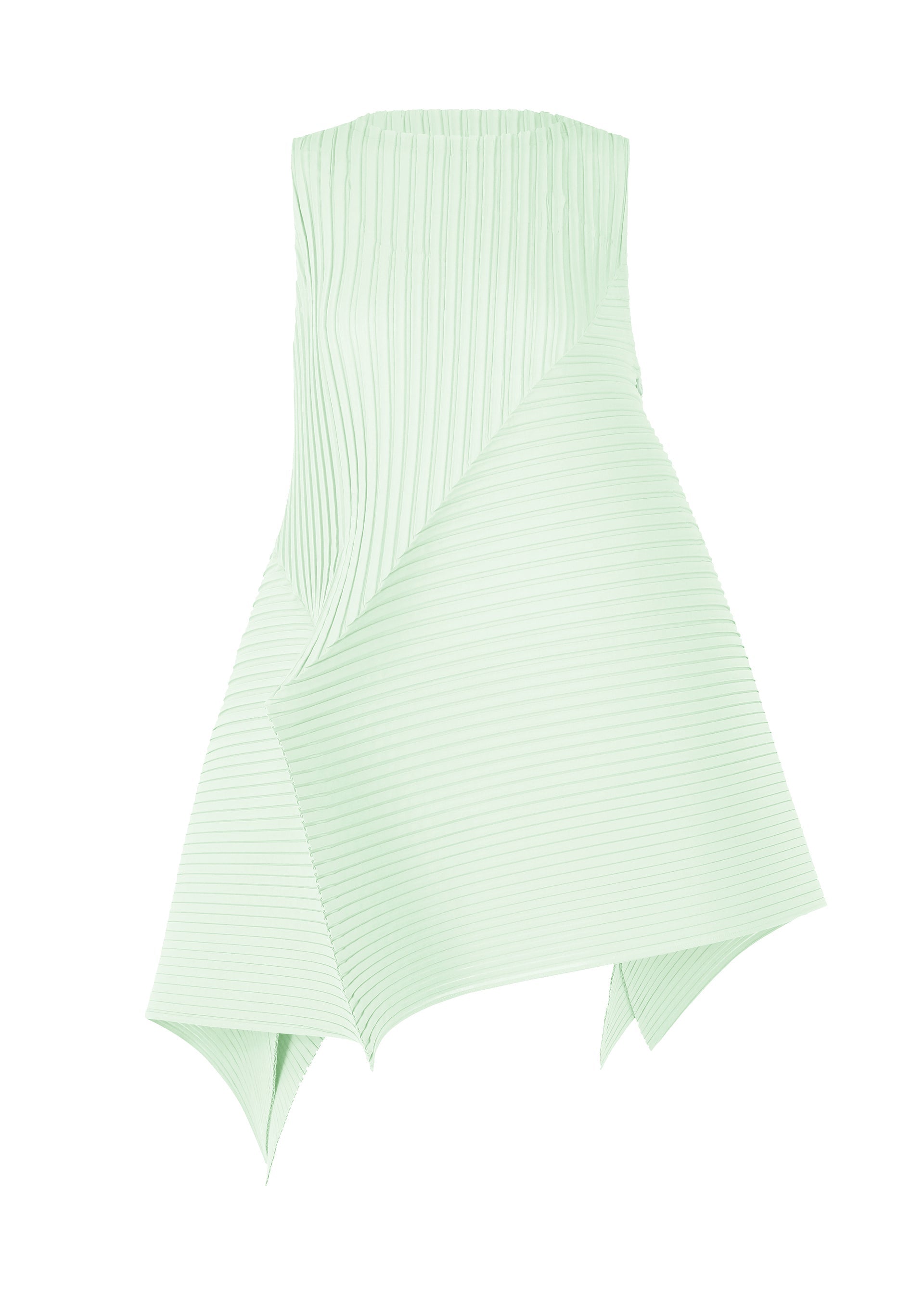 Zoomed view FOLD PLEATS - MINT （no.60）