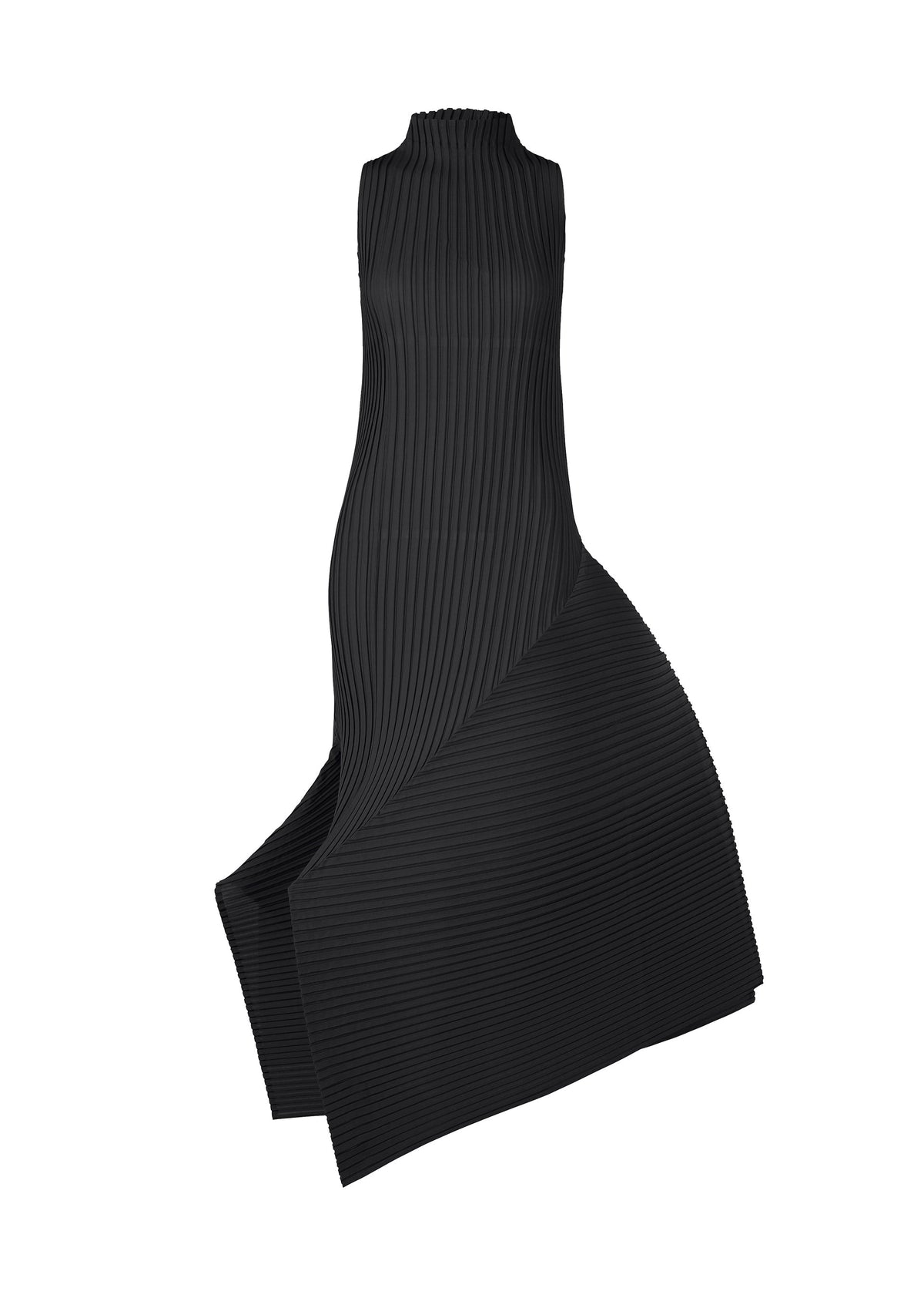 FOLD PLEATS, Women's Dress, Black view 1 of 7