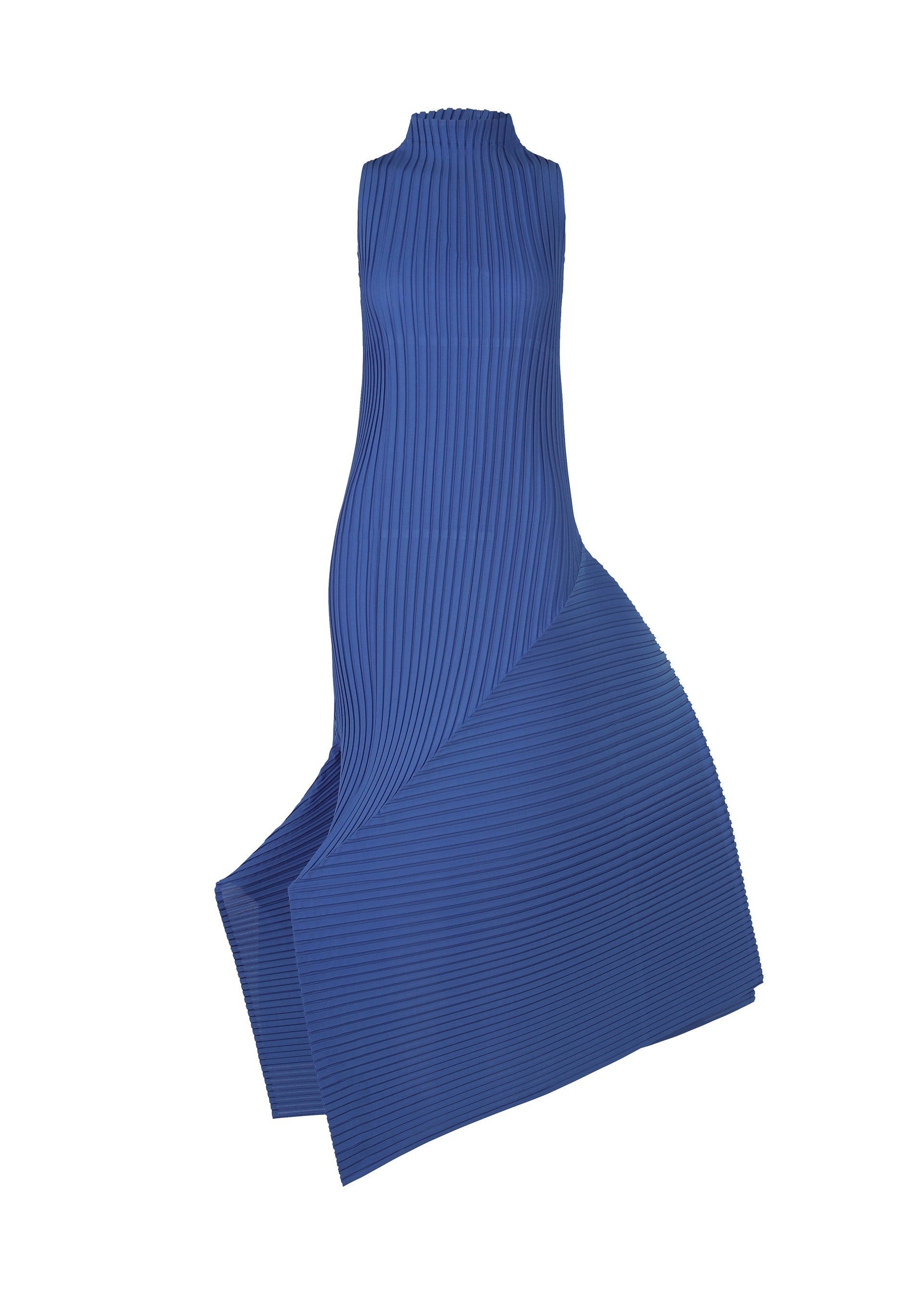 Zoomed view FOLD PLEATS - BLUE （no.72）