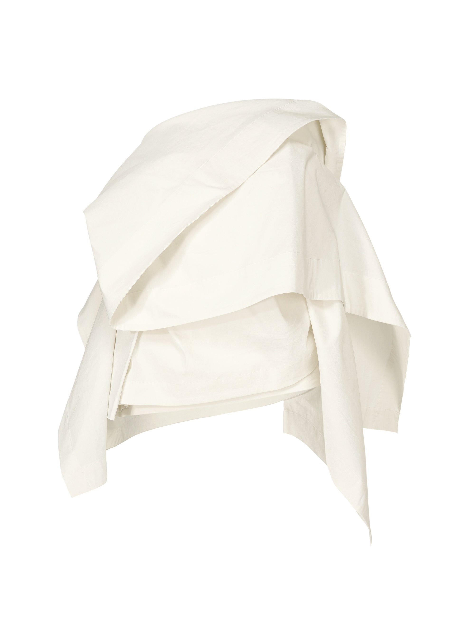 COLLAPSING SCULPTURE, Women's Tops, White