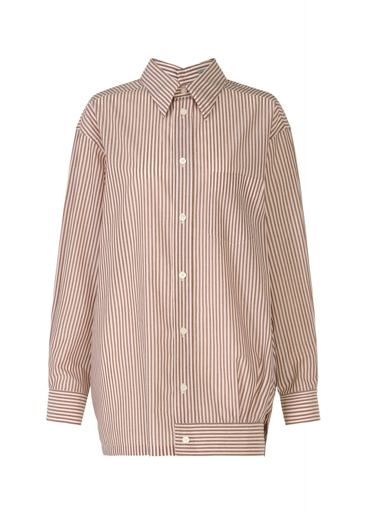 ODD SHIRT (STRIPES), Women's Tops, Red