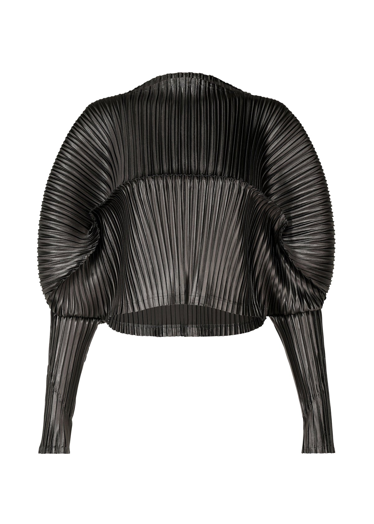 GLOSSED METAL PLEATS, Women's Tops, Black view 1 of 6