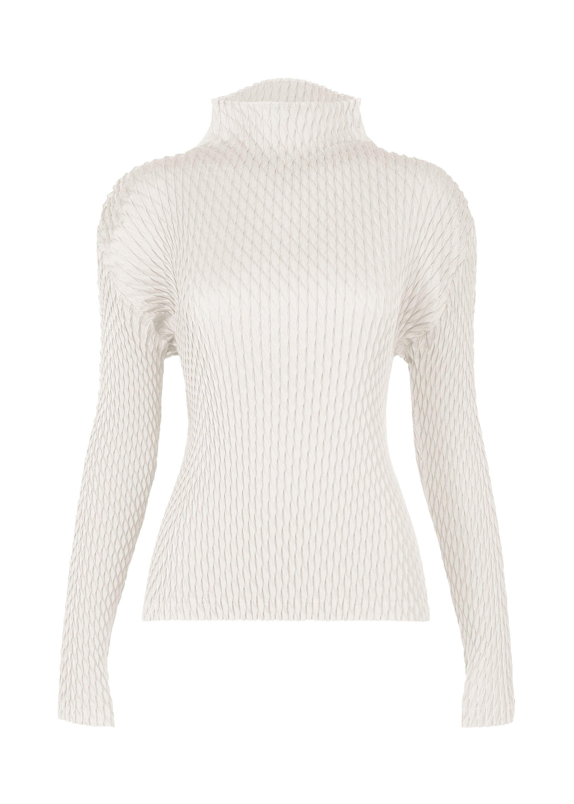 Zoomed view SLEEK PLEATS - WHITE (no.01)