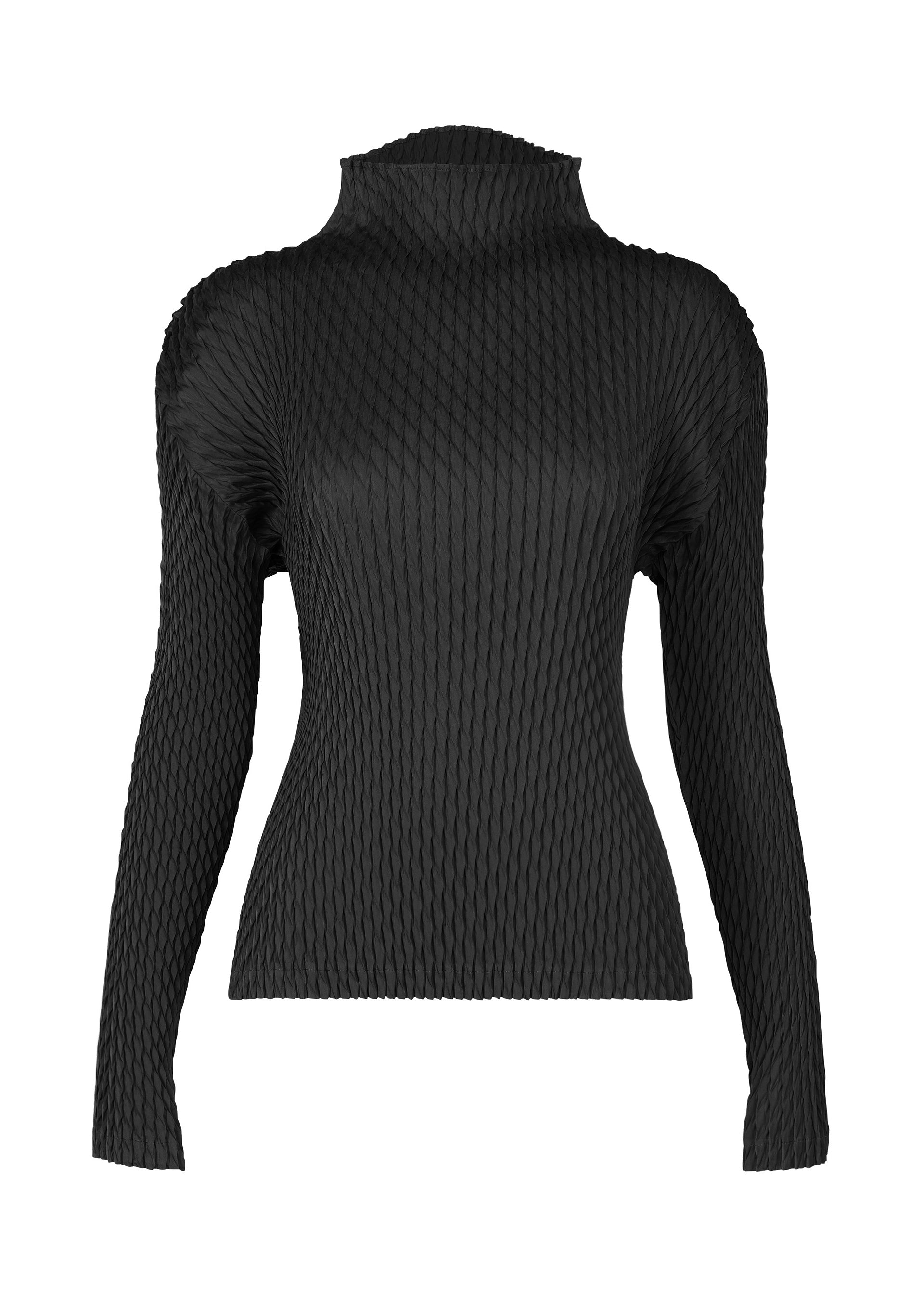 Zoomed view SLEEK PLEATS - BLACK (no.15)