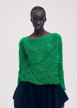 SHIFTED FUZZY PLEATS