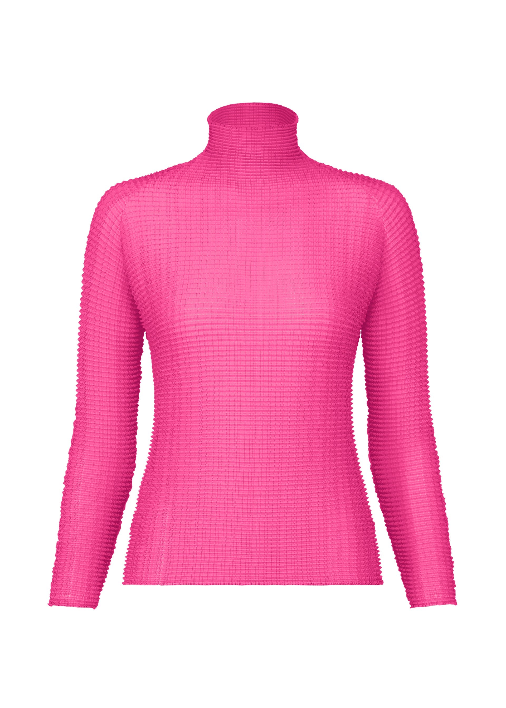 WOOLY PLEATS-58, Women's Tops, Pink