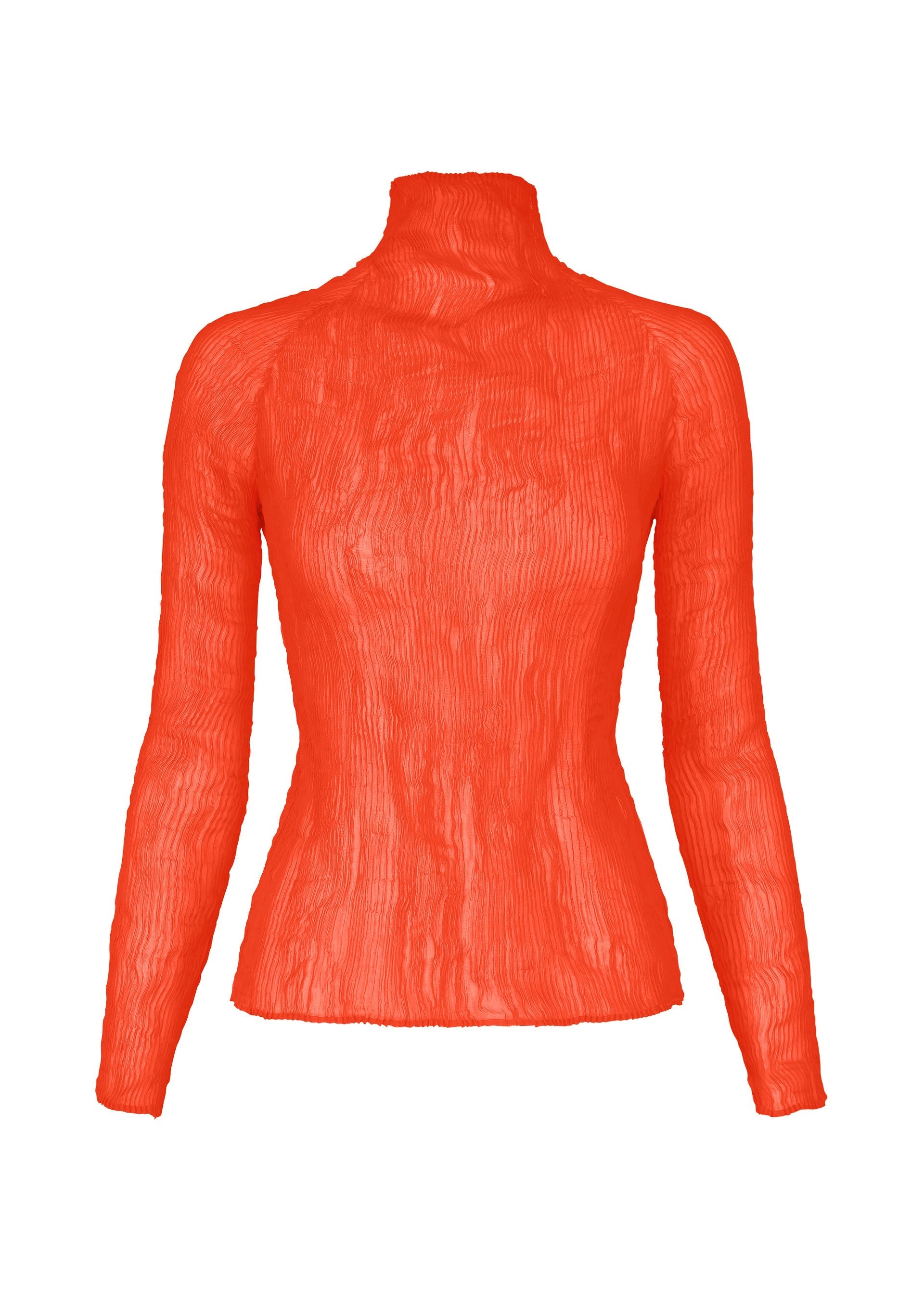 Zoomed view CHIFFON TWIST 2, Women's Top, Red - RED （no.24）