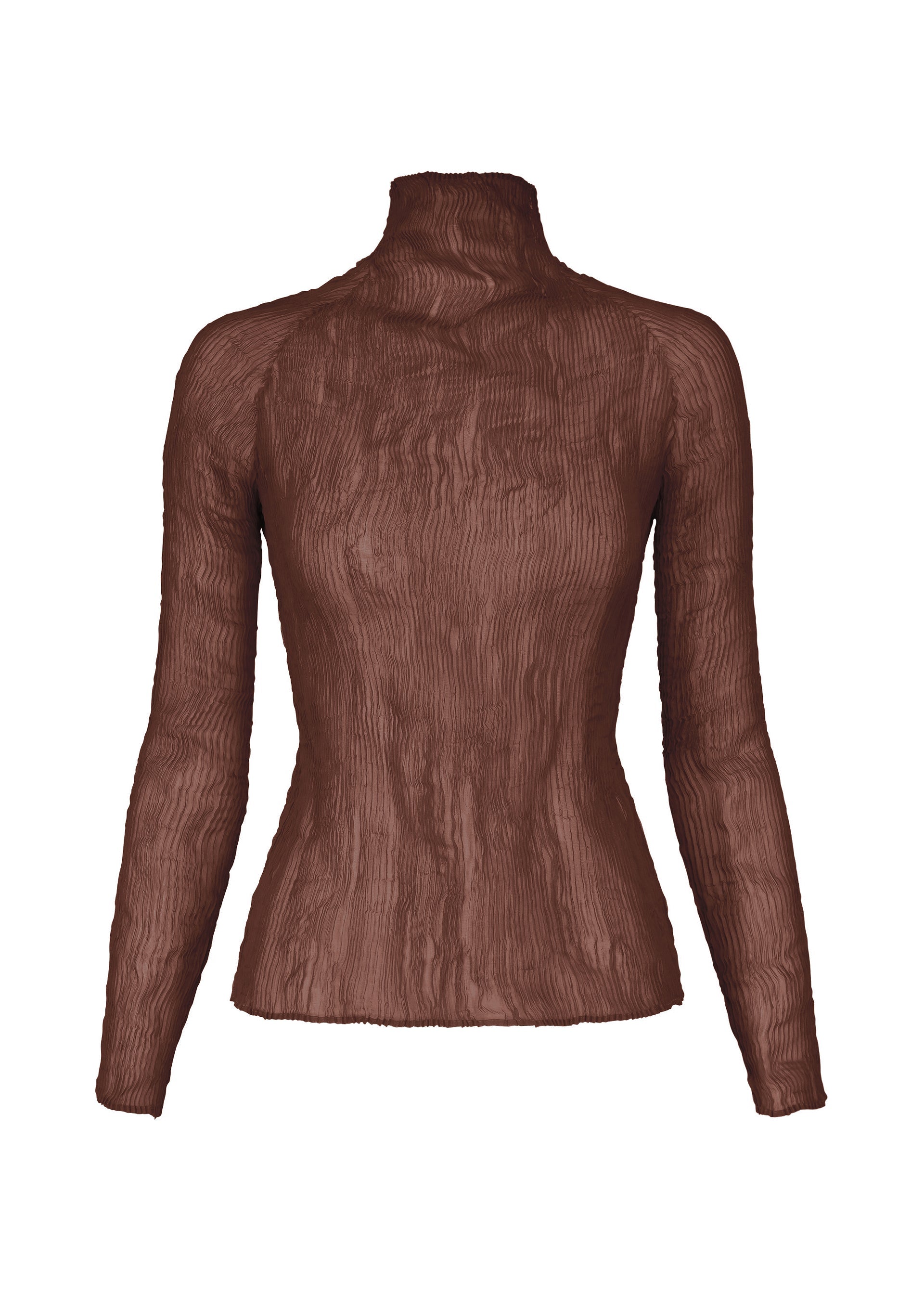 Zoomed view CHIFFON TWIST 2 - DARK BROWN （no.45）