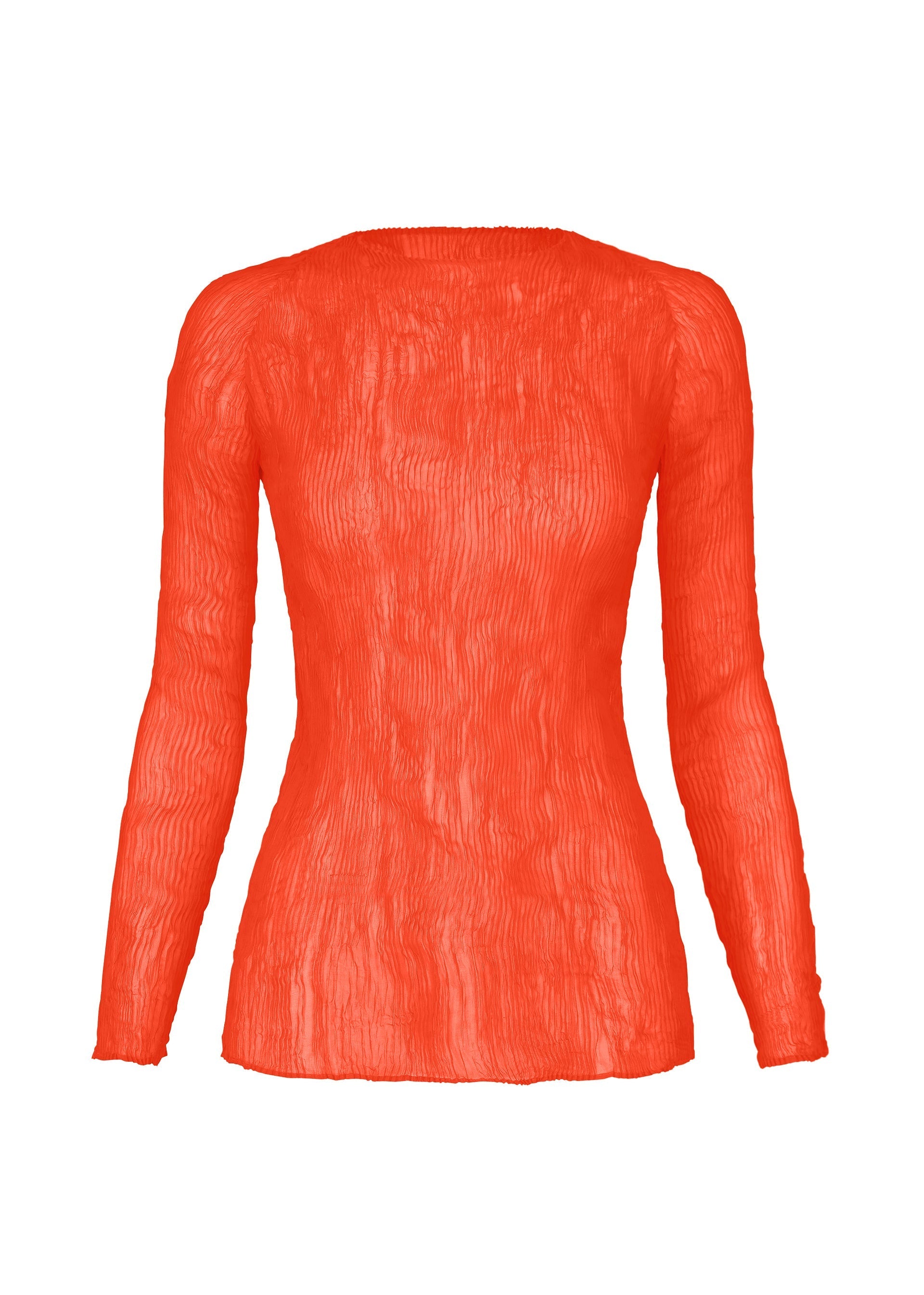 Zoomed view CHIFFON TWIST 2, Women's Top, Red - RED （no.24）