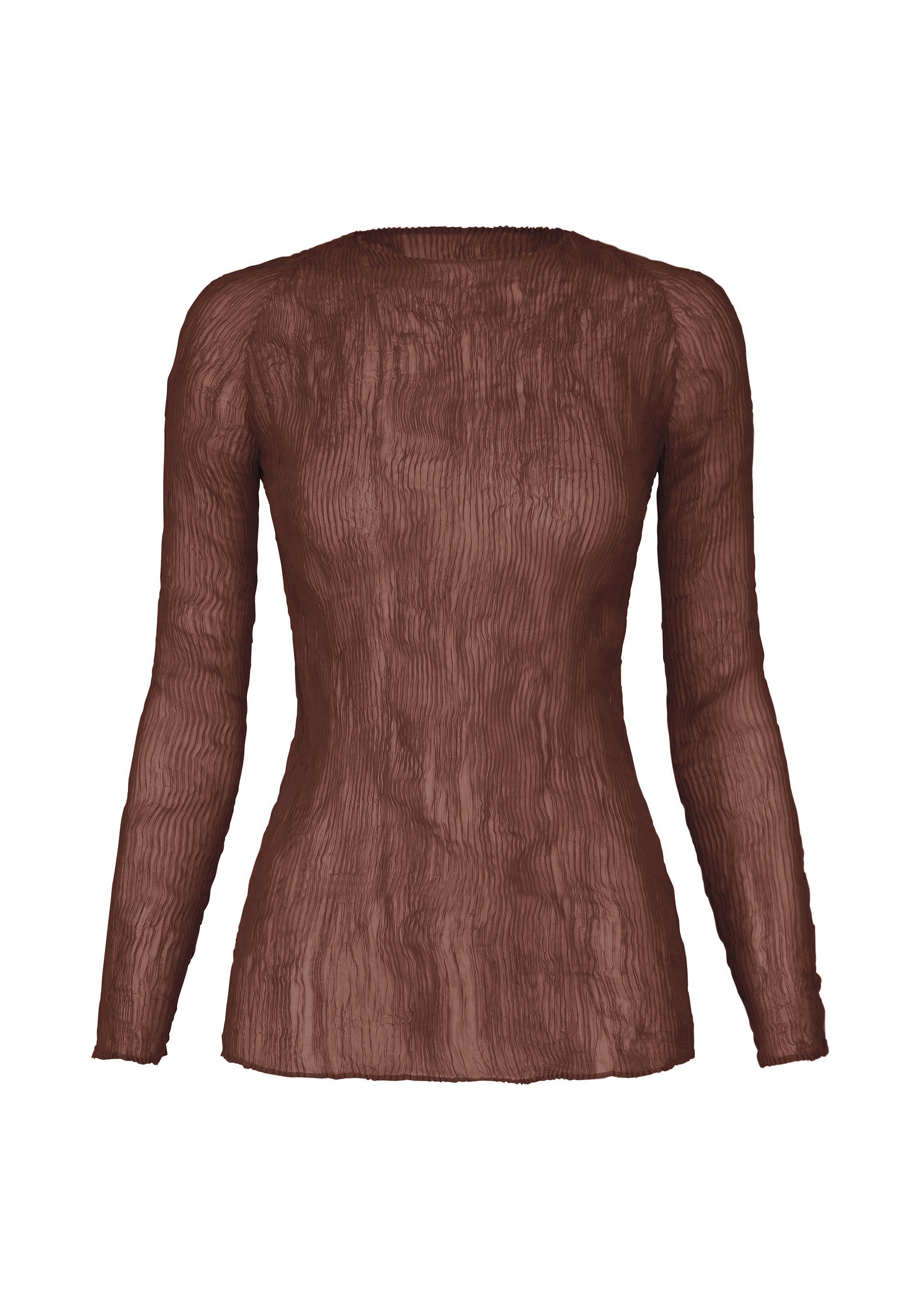 Zoomed view CHIFFON TWIST 2 - DARK BROWN （no.45）