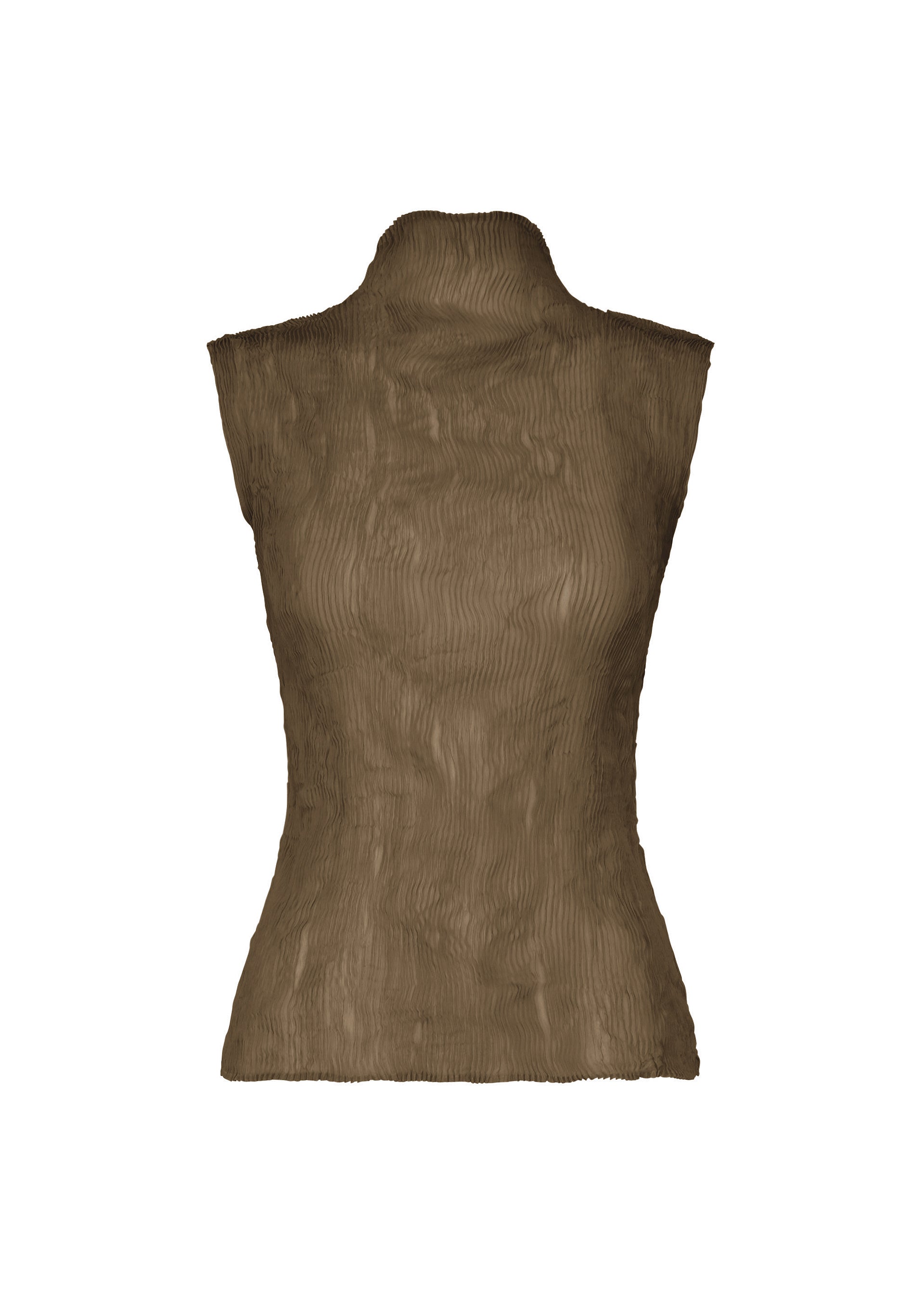 トップス ISSEY MIYAKE CHIFFON TWIST 1 NASU BROWN CHIFFON TWIST 1 – ISSEY MIYAKE ONLINE STORE