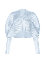 GLOSSED METAL PLEATS - PALE BLUE （no.70）