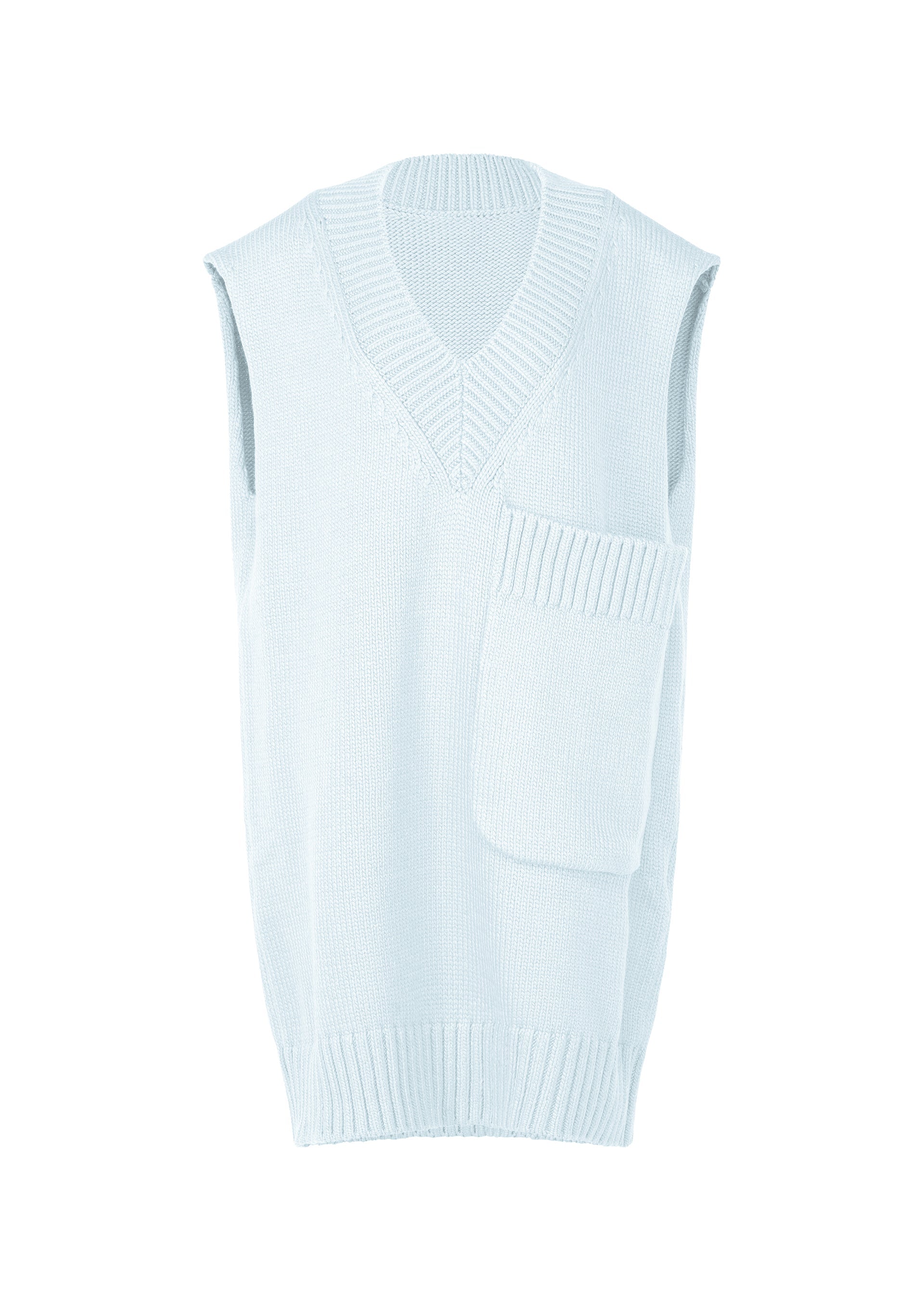 Zoomed view BREEZE KNIT - PALE BLUE （no.70）