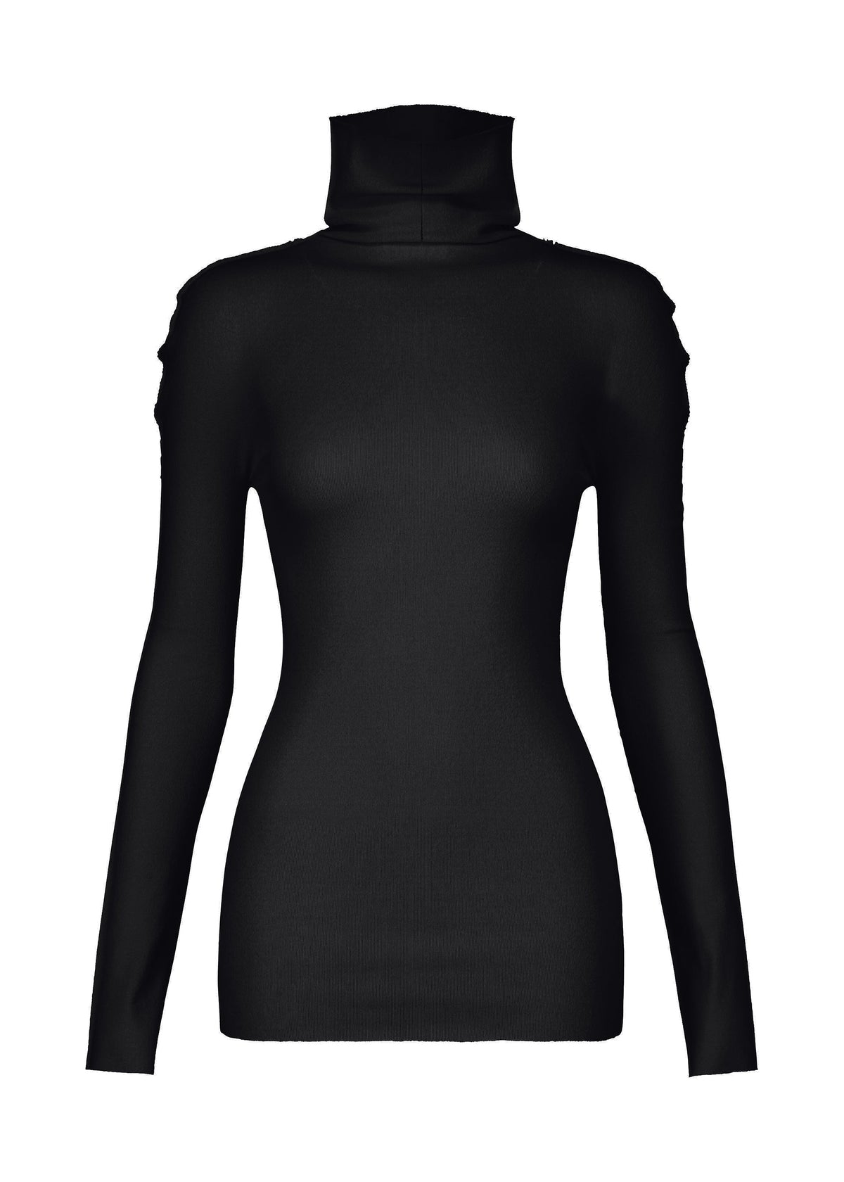 The ISSEY MIYAKE COTTON BAGUETTE BK-58 is shown against a white background, highlighting its sleek, modern design and signature style. view 1 of 4