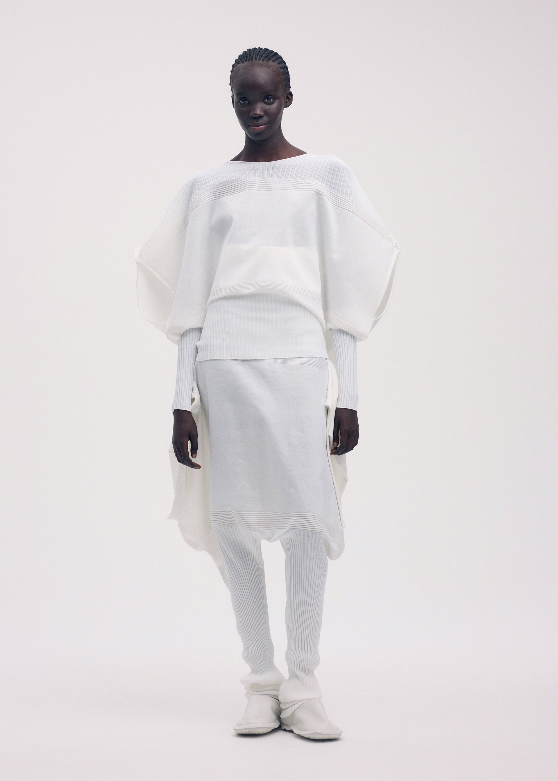 ISSEY MIYAKE◆A.POC INSIDE/ノースリーブカットソー/2/ナイロン/PNK/無地 ISSEY MIYAKE(イッセイミヤケ) / A.POC INSIDE/ノースリーブ