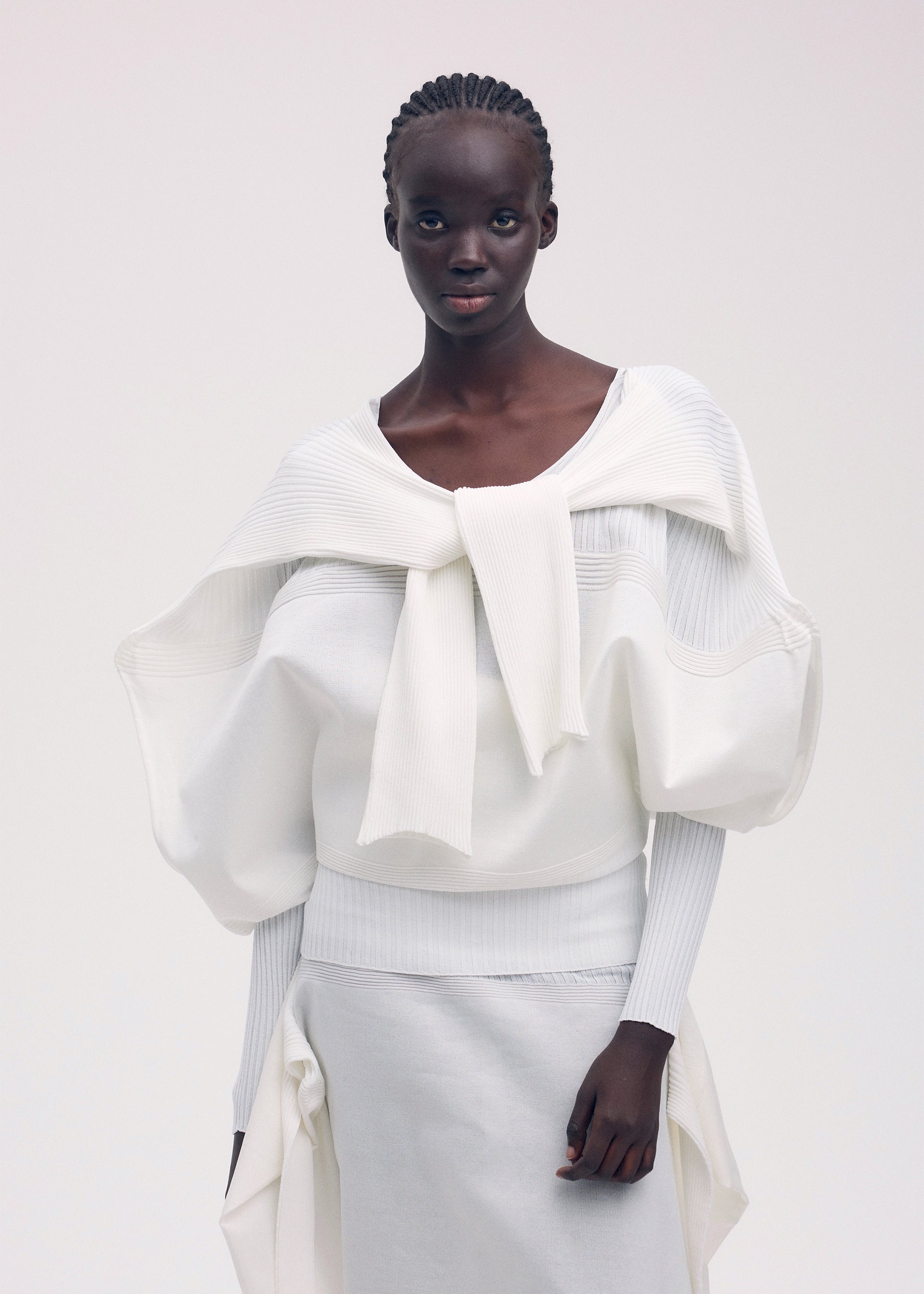 ISSEY MIYAKE◆ニット・セーター(厚手)/M/シルク/GRY/IM11KN634 THIN AND THICK KNIT – ISSEY MIYAKE ONLINE STORE