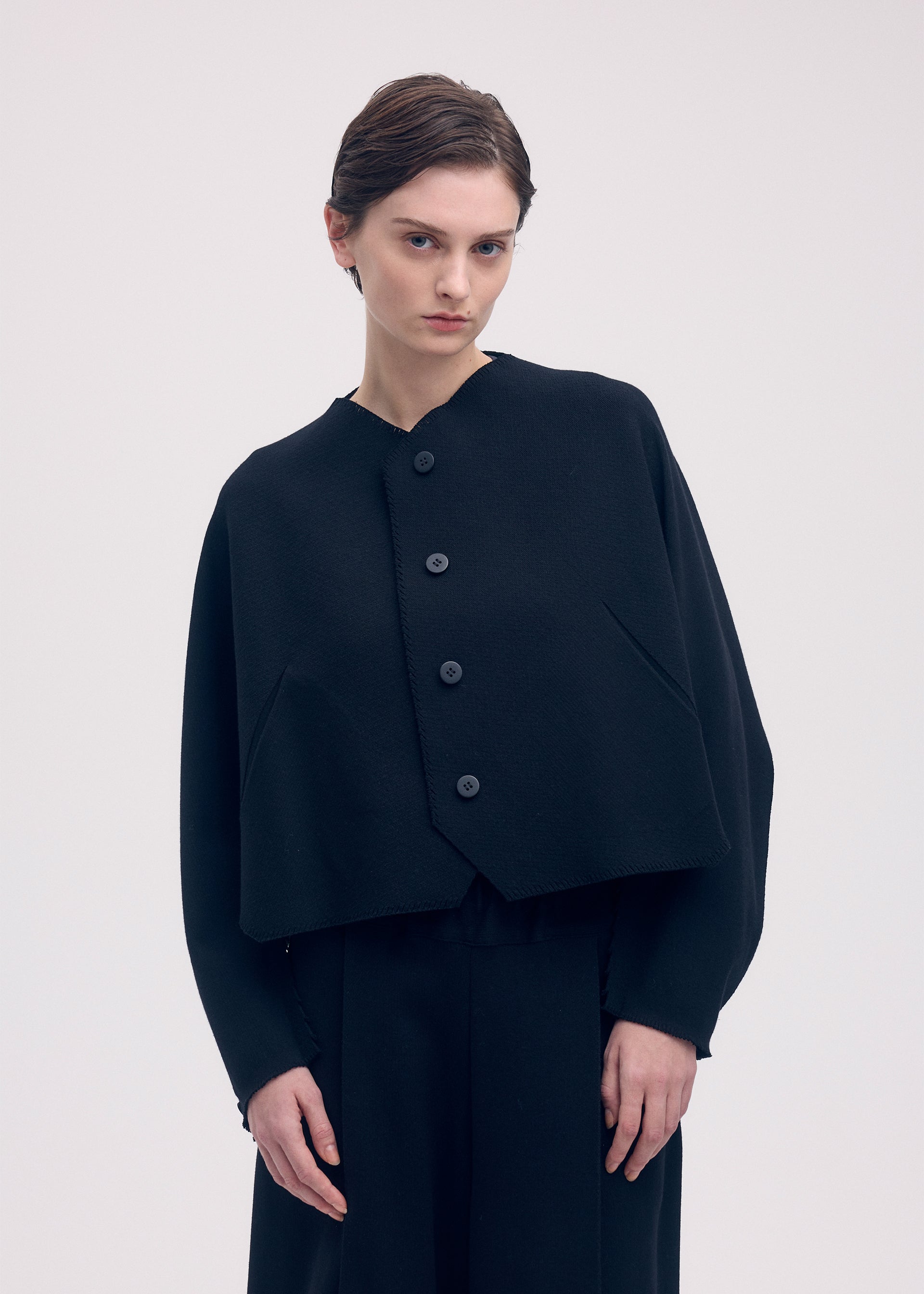 ISSEY MIYAKE◆CAMPAGNE/カーディガン(薄手)/2/ピンク/IM41KO916 ISSEY MIYAKE ◇ CAMPAGNE / Cardigan (thin) / 2 / Pink
