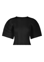 LINEN LIKE RIB PLEATS