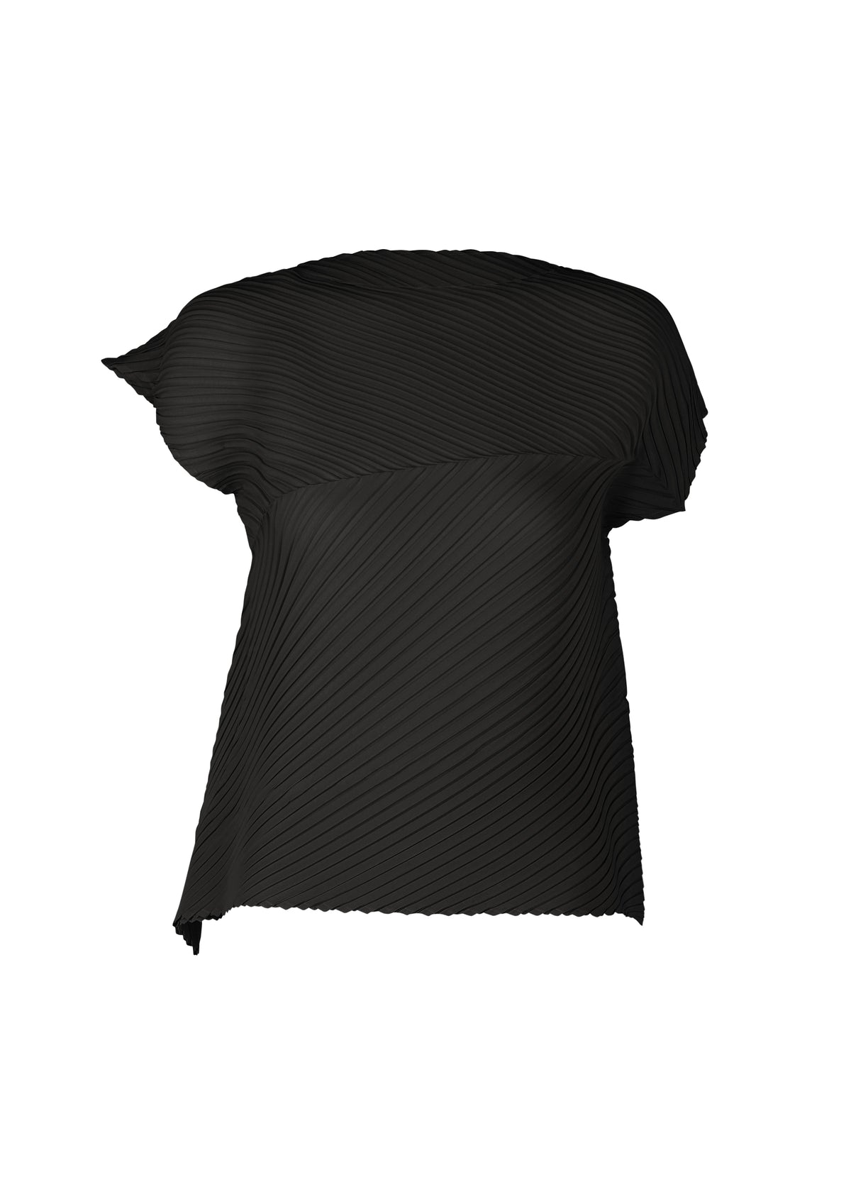 PLASTER PLEATS SOLID, Women's Top, Black view 1 of 7