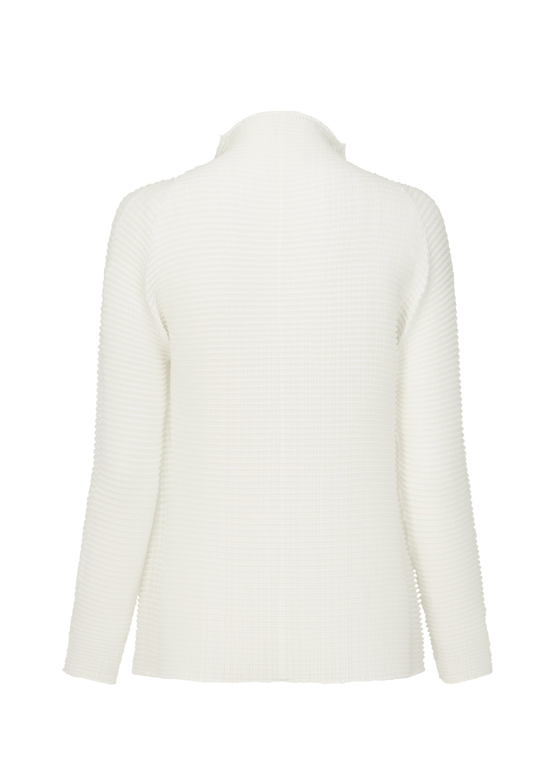 Zoomed view WOOLY PLEATS BK/WT-66