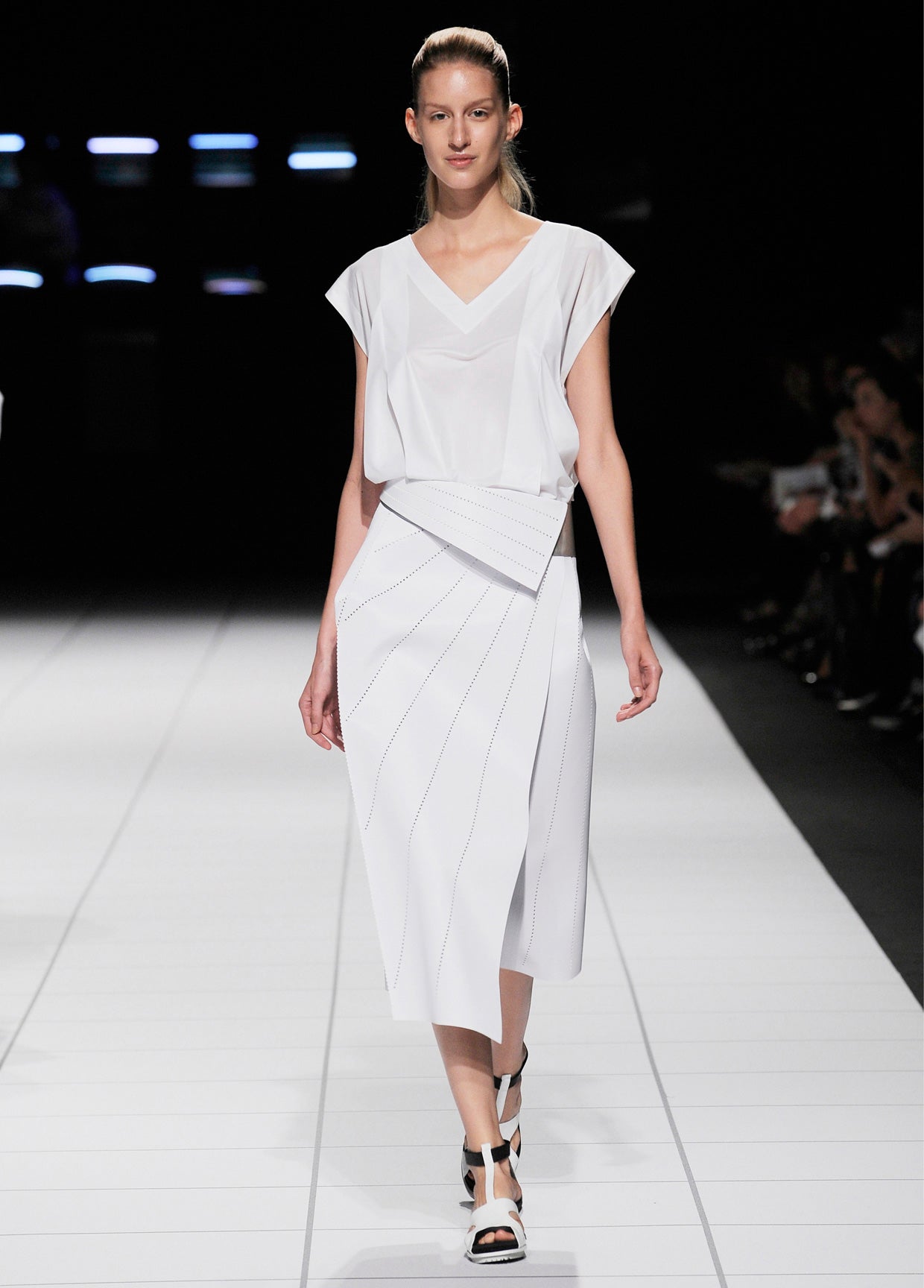 ISSEY MIYAKE MEN プリーツ カットソー 半袖 2014AW 極美品 2014AW コレクション イッセイミヤケ ISSEY MIYAKE MEN