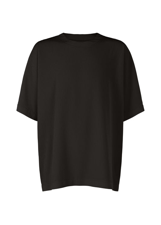 CREPE DRAPE T, Men's Tops, Black