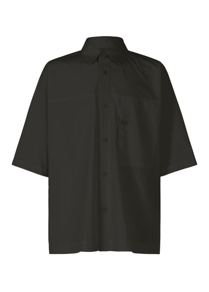 ISSEY MIYAKE me　ノースリーブシャツ　黒　サイズF　HR0710 Homme Plissé Issey Miyake Monthly Colors July Pleated Short Sleeve