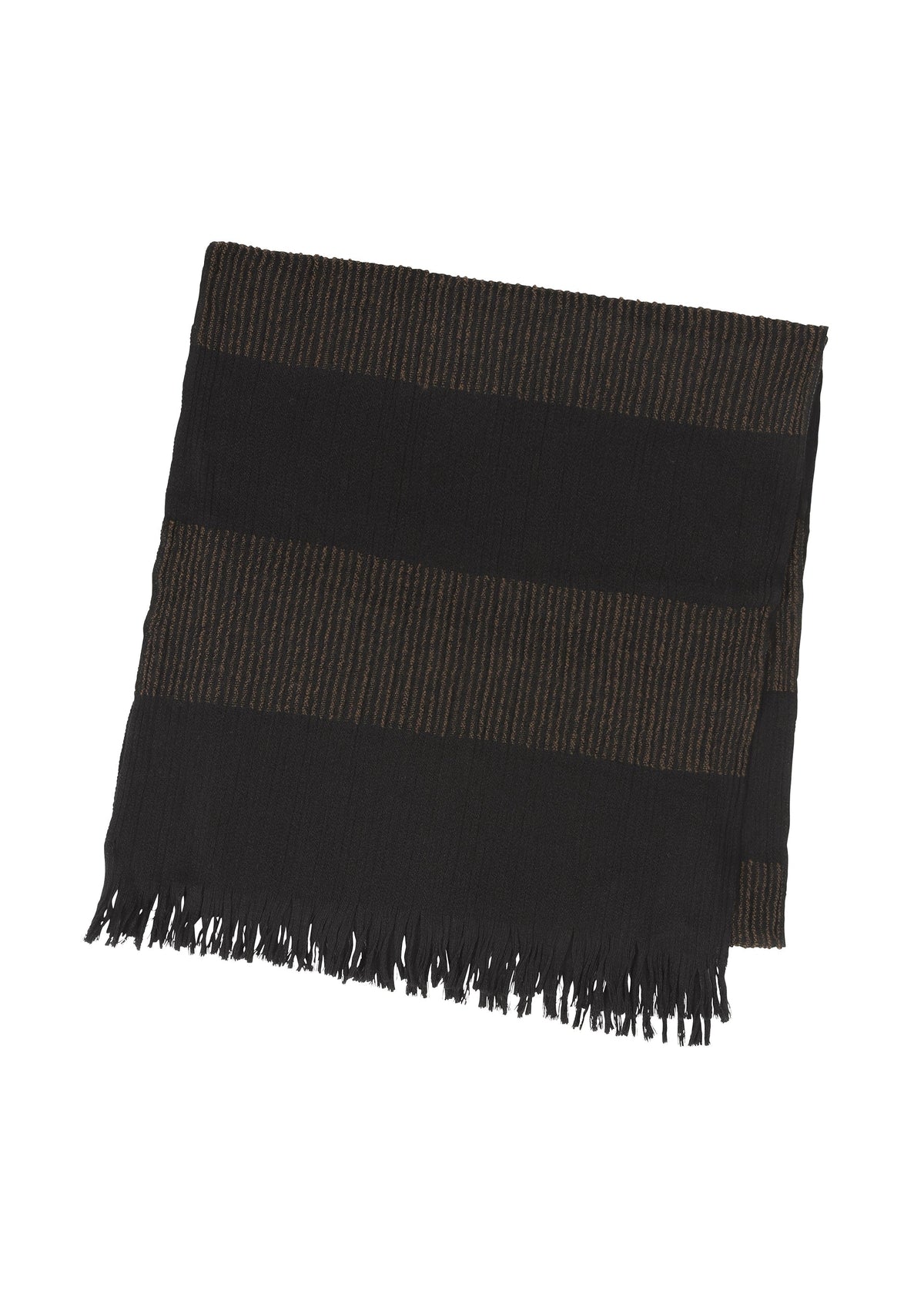 WOOL TUCK STOLE, ACCESSORIES & MORE_STOLE, BLACK view 1 of 5