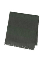 WOOL TUCK STOLE - GREEN （no.62）