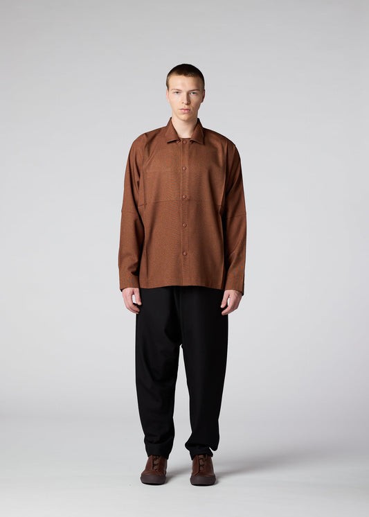 WOOL LIKE COMPACT SHIRT view 2