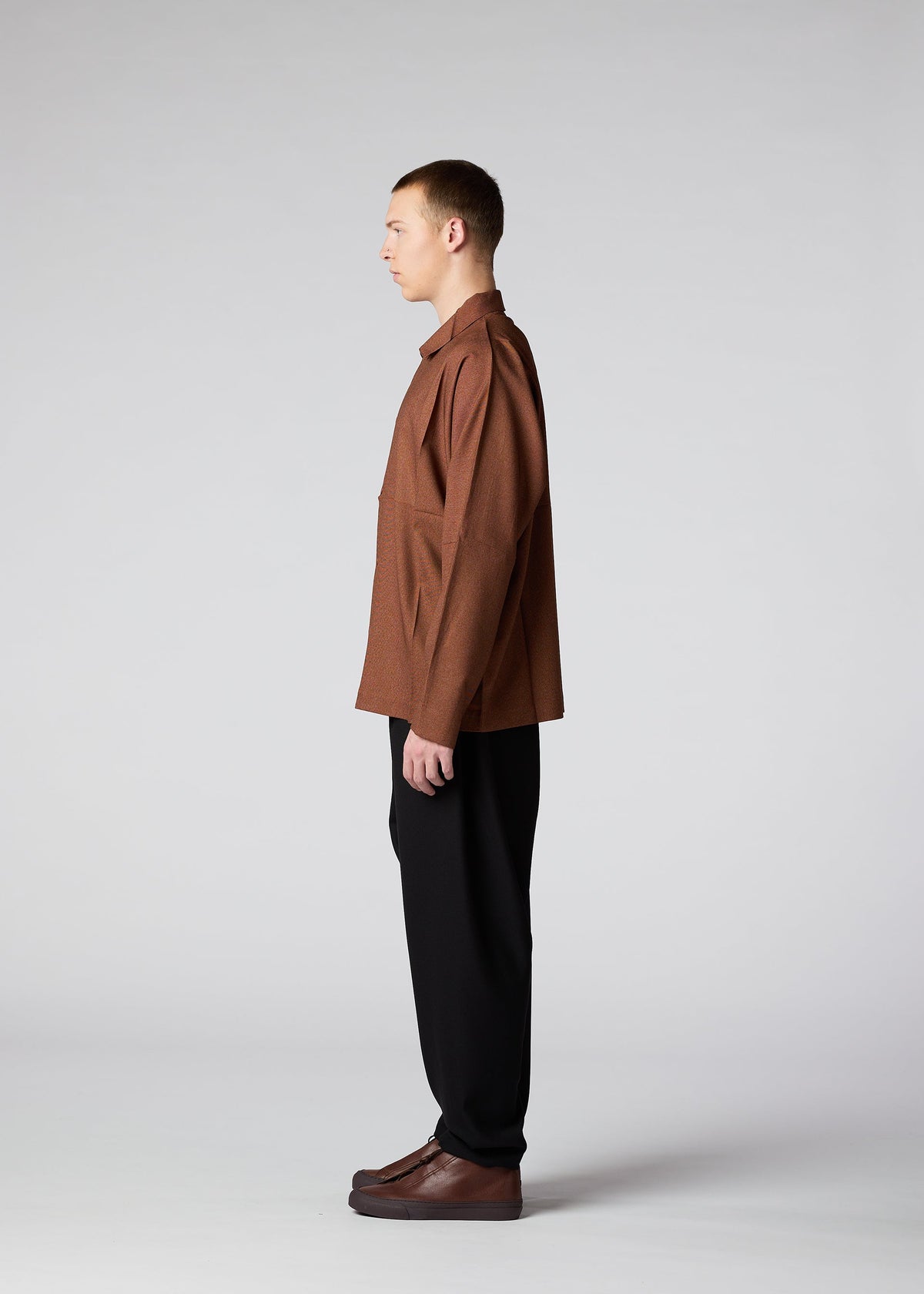 WOOL LIKE COMPACT SHIRT view 10 of 12