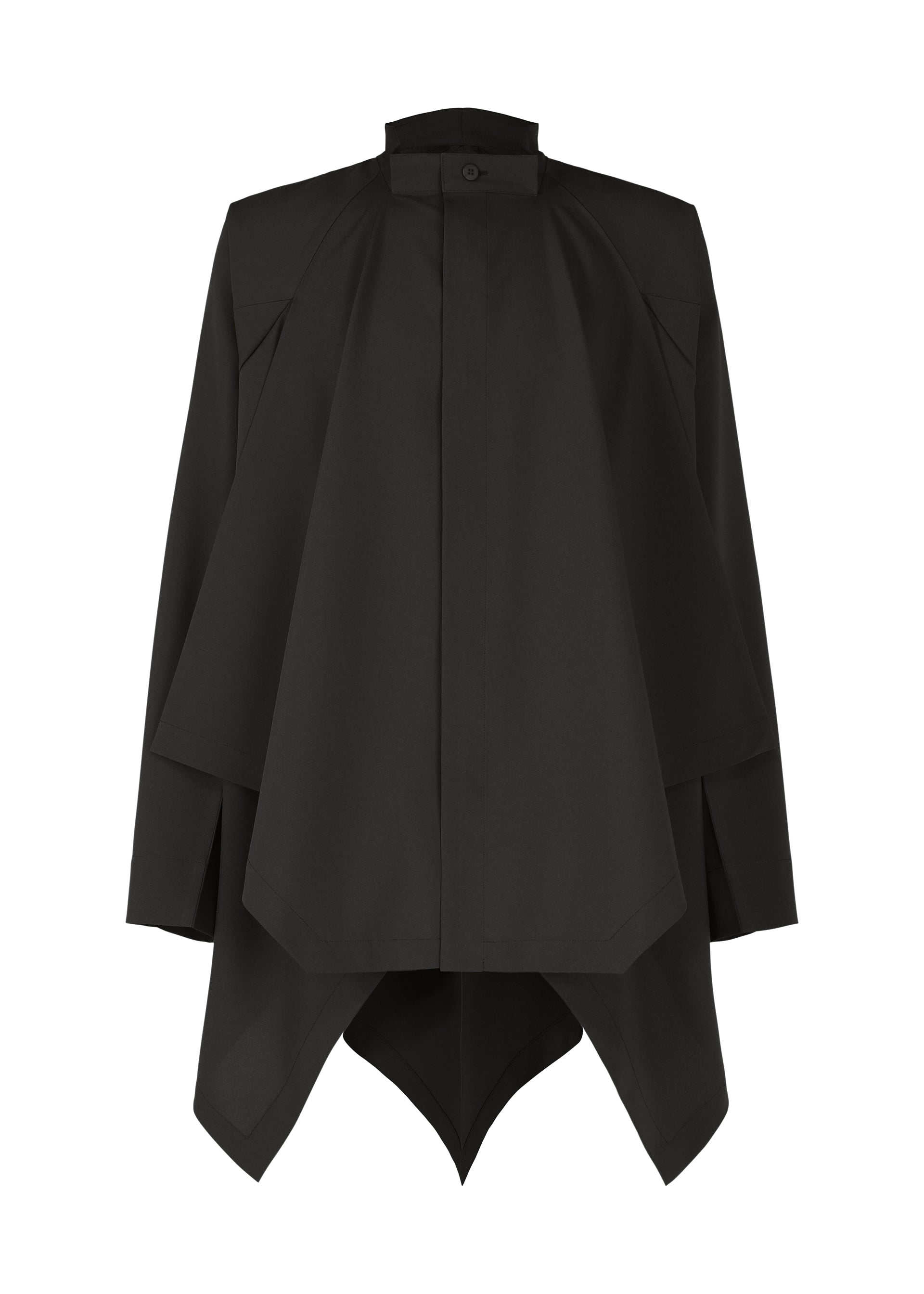 Zoomed view FLAT DRAPE, Men's Tops, Shirt, Black - BLACK （no.15）