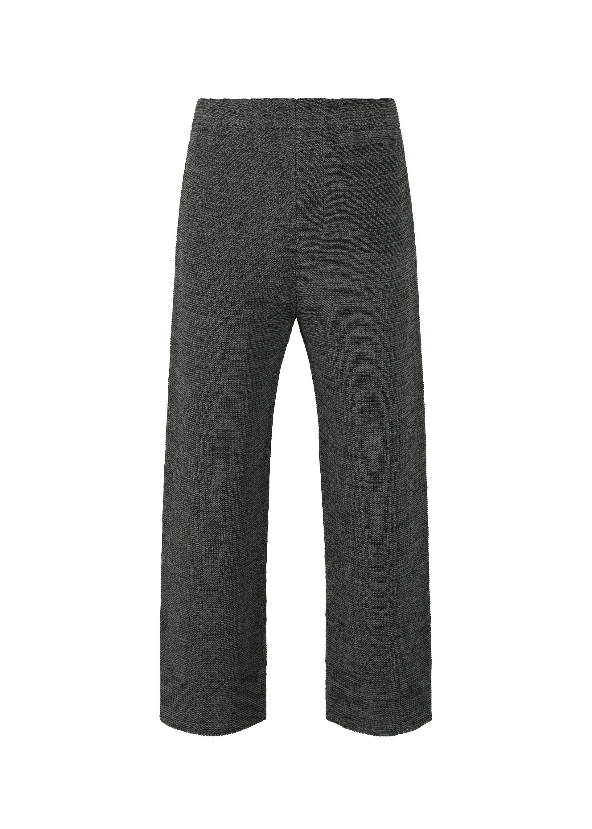 Zoomed view SEAMLESS WASHI KNIT - CHARCOAL GRAY （no.13）