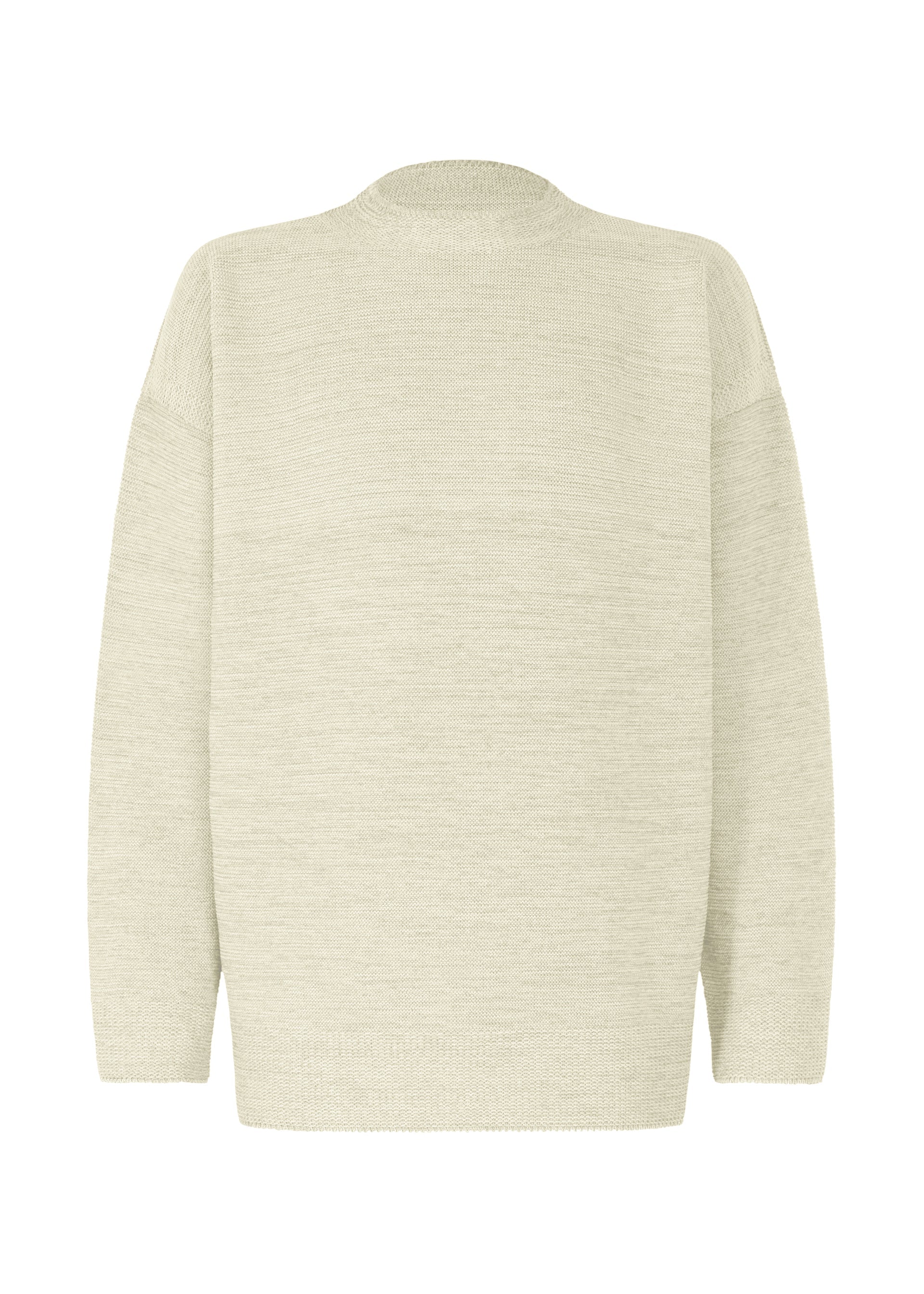Zoomed view Seamless Washed Knit, Men's Top, White