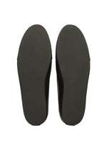 A pair of FLIPPER black shoe soles by IM MEN, designed for ballet flat shoes, are shown side by side on a white background. The soles feature a plain design with no visible tread patterns.