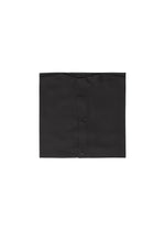 The IM MEN COMPACT SHIRT is a neatly folded black short-sleeved shirt made from lightweight fabric, displayed on a plain white background.