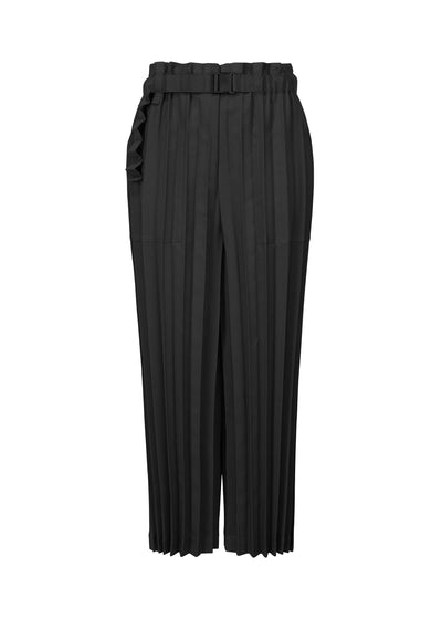 COLOR PLEATS BOTTOM PANTS