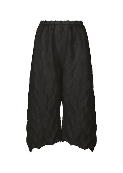 ZIG ZAG SEE-THROUGH CREPE PANTS