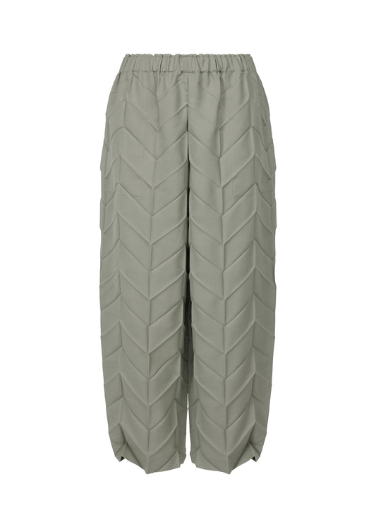 ZIG ZAG PLEATS BOTTOM PANTS